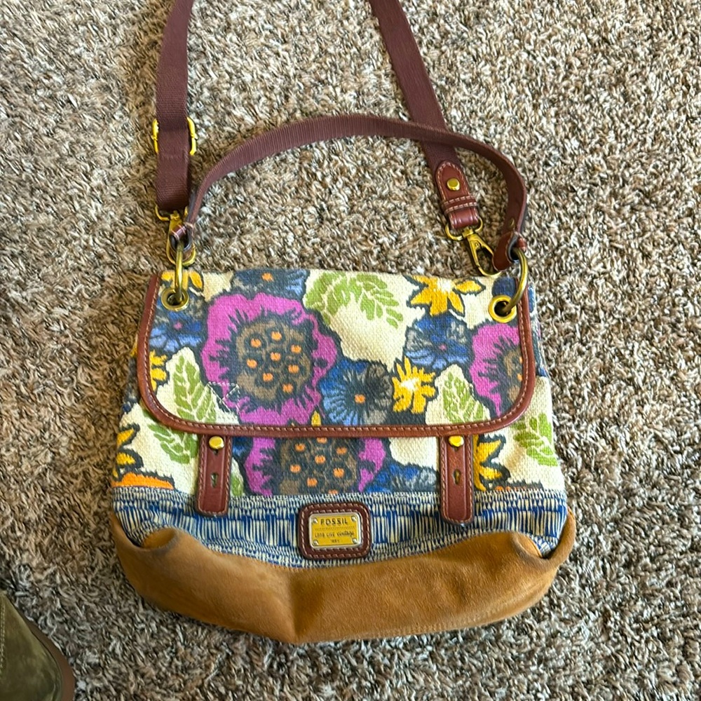 Vintage Fossil Crossbody Bag